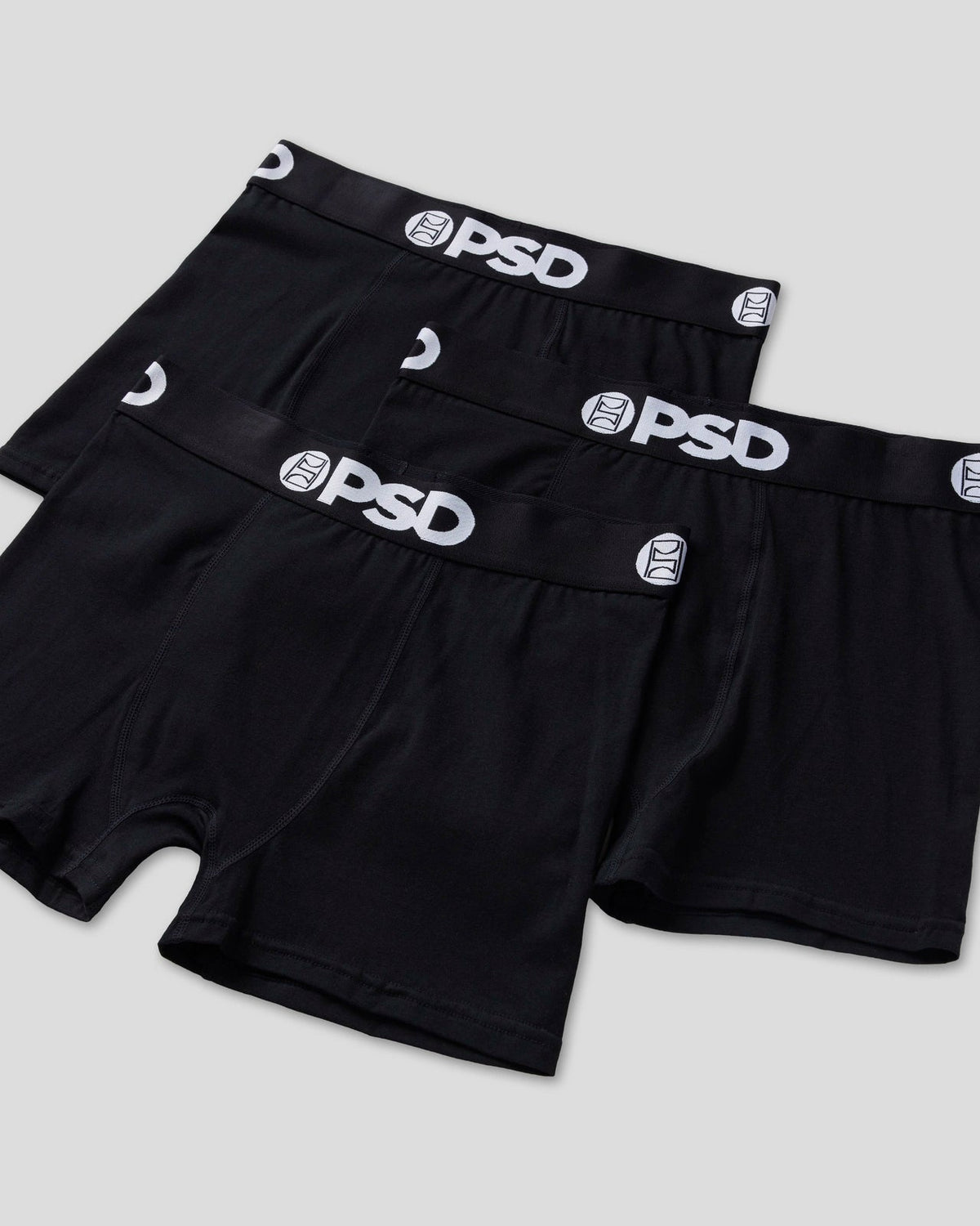Solids 3 Pack - Black - Trunk - Cotton