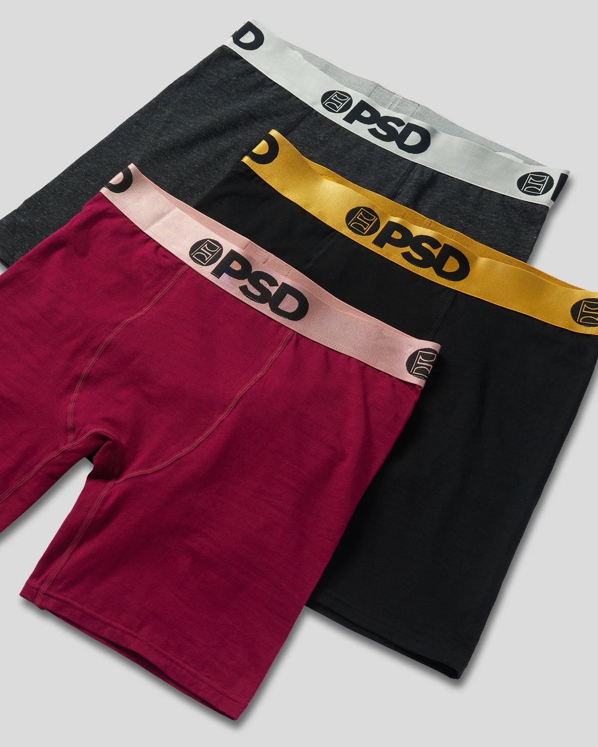 3 Pack - Metallic Solids - Standard Length - Cotton