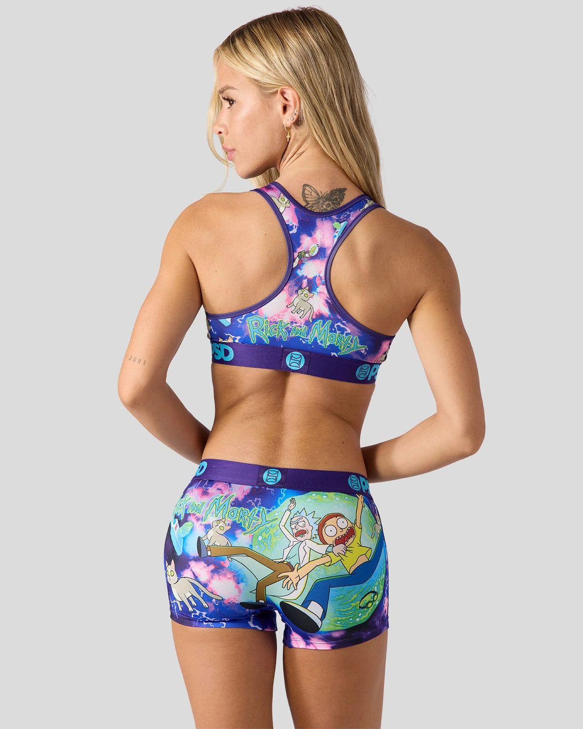 Rick and Morty - Purple Days - Sports Bra