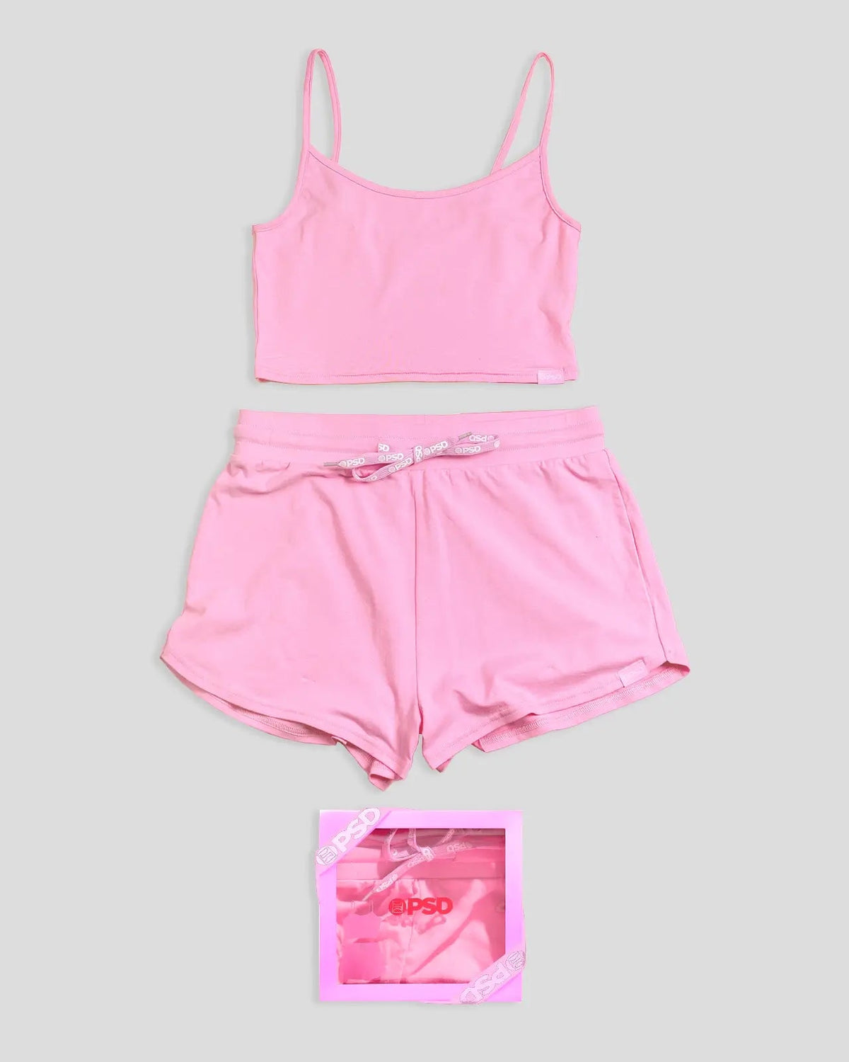 Bubblegum Pink Modal - Cami Sleep Set - Cami Sleep Set