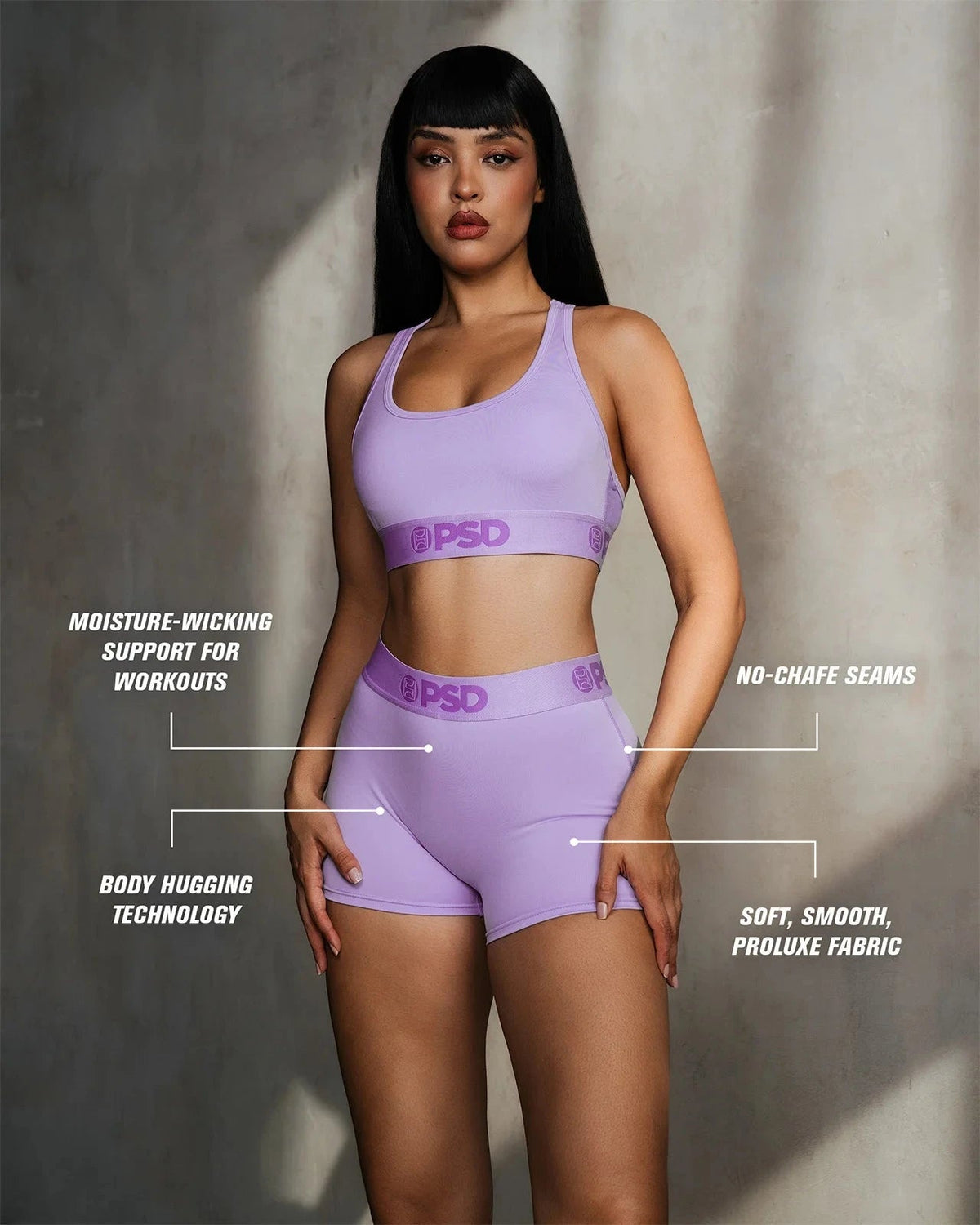 ProLuxe - Lavender - Compression Short