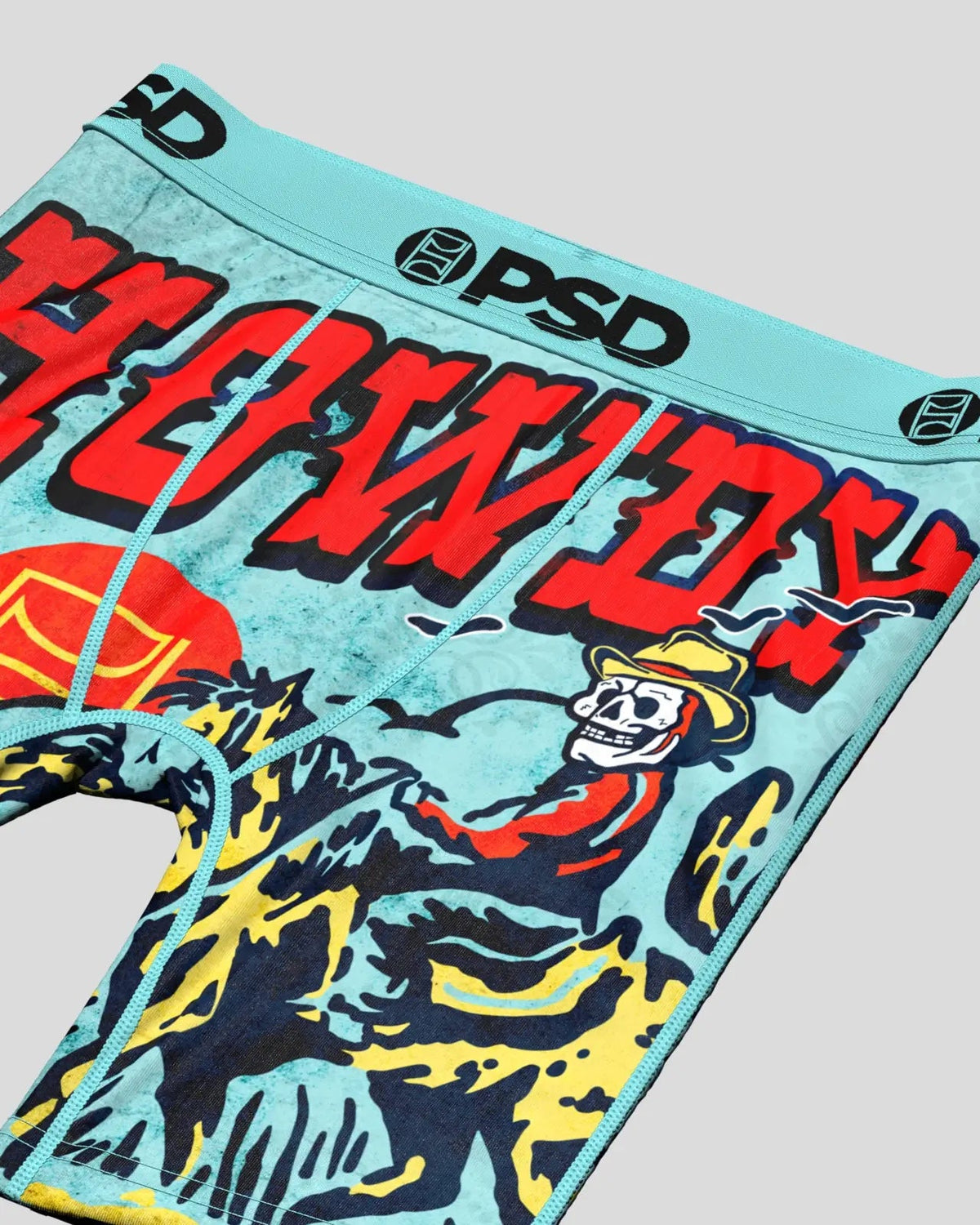 Howdy Teal - Youth Underwear