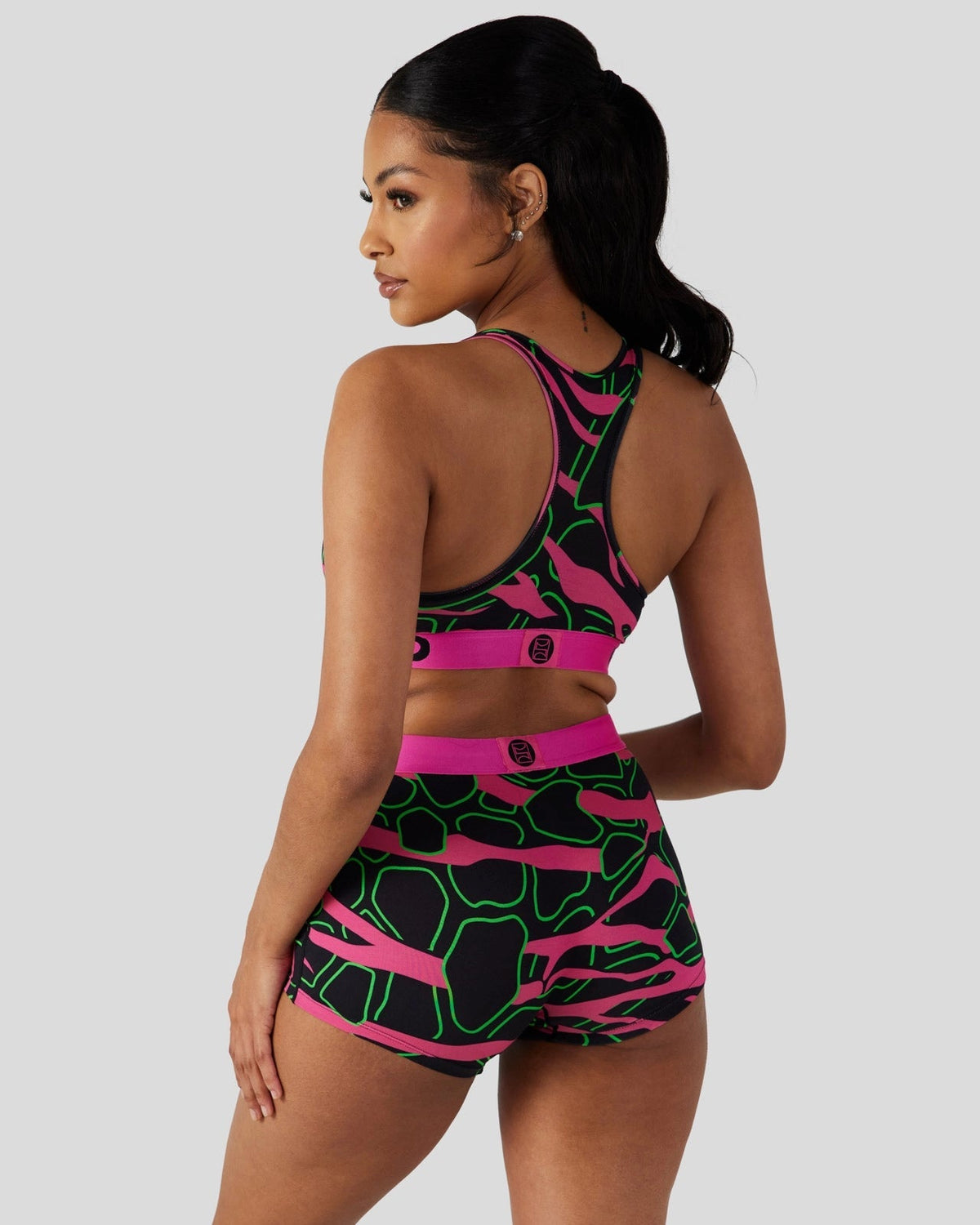 Modal - Neon Giraffe - Sports Bra - Modal