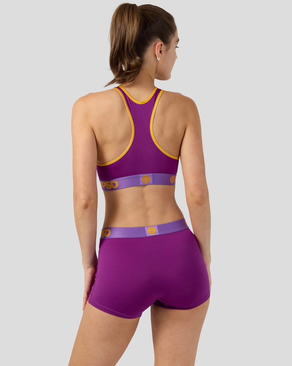 Solids - Plum Pop - Sports Bra