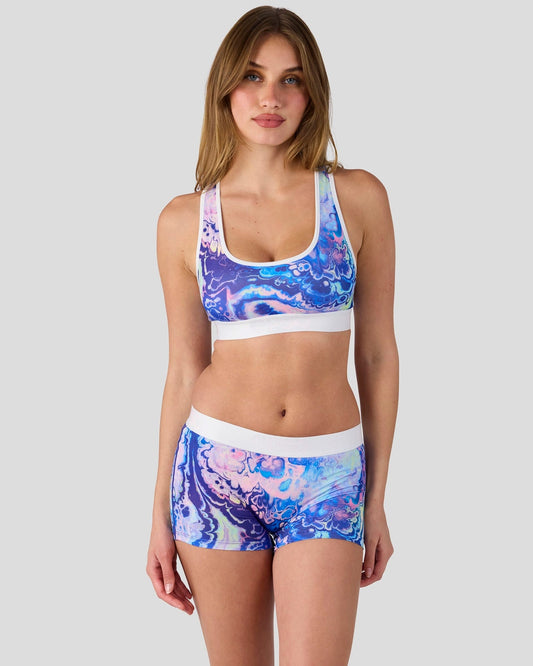 Iridescent Spill - Sports Bra