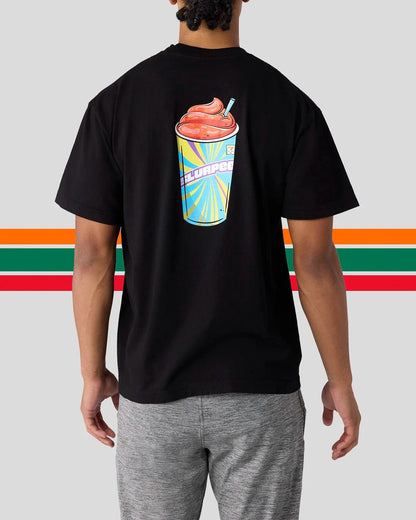 CHRY SLURPEE BLK TEE MULTI - TOPS