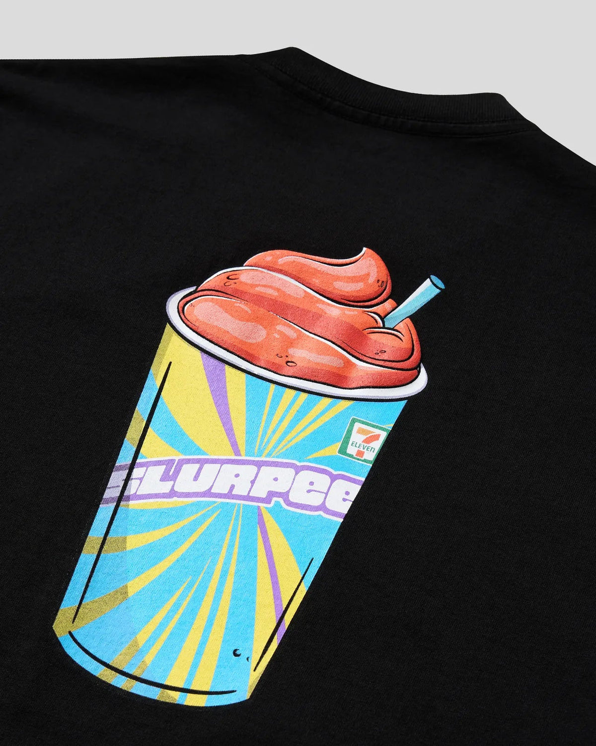 CHRY SLURPEE BLK TEE MULTI - TOPS