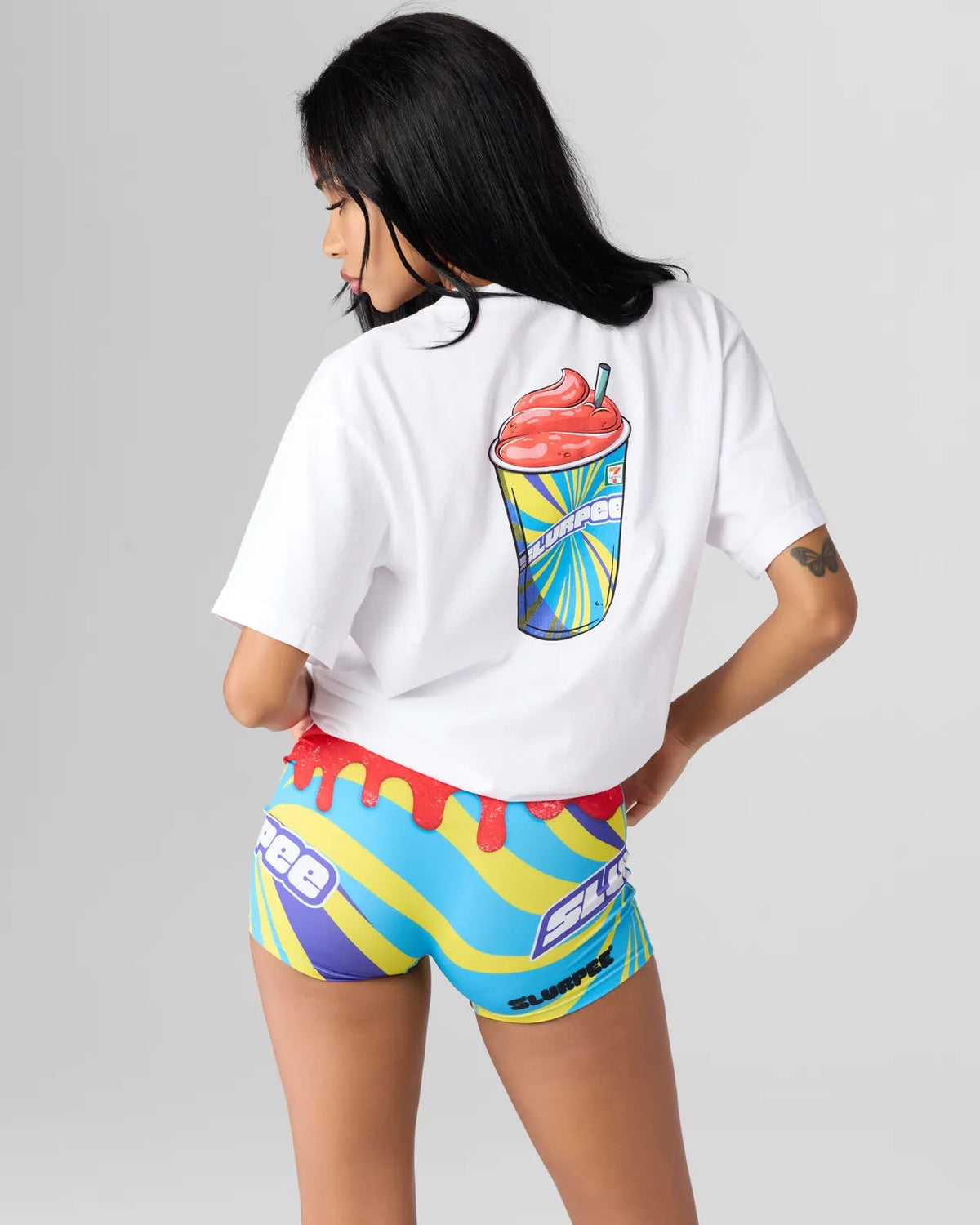 CHRY SLURPEE WHT TEE MULTI - TOPS