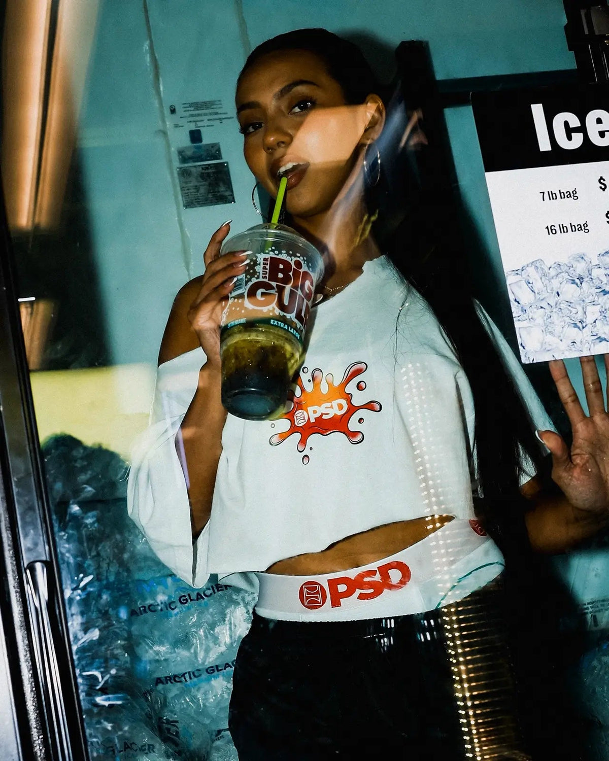 CHRY SLURPEE WHT TEE MULTI - TOPS