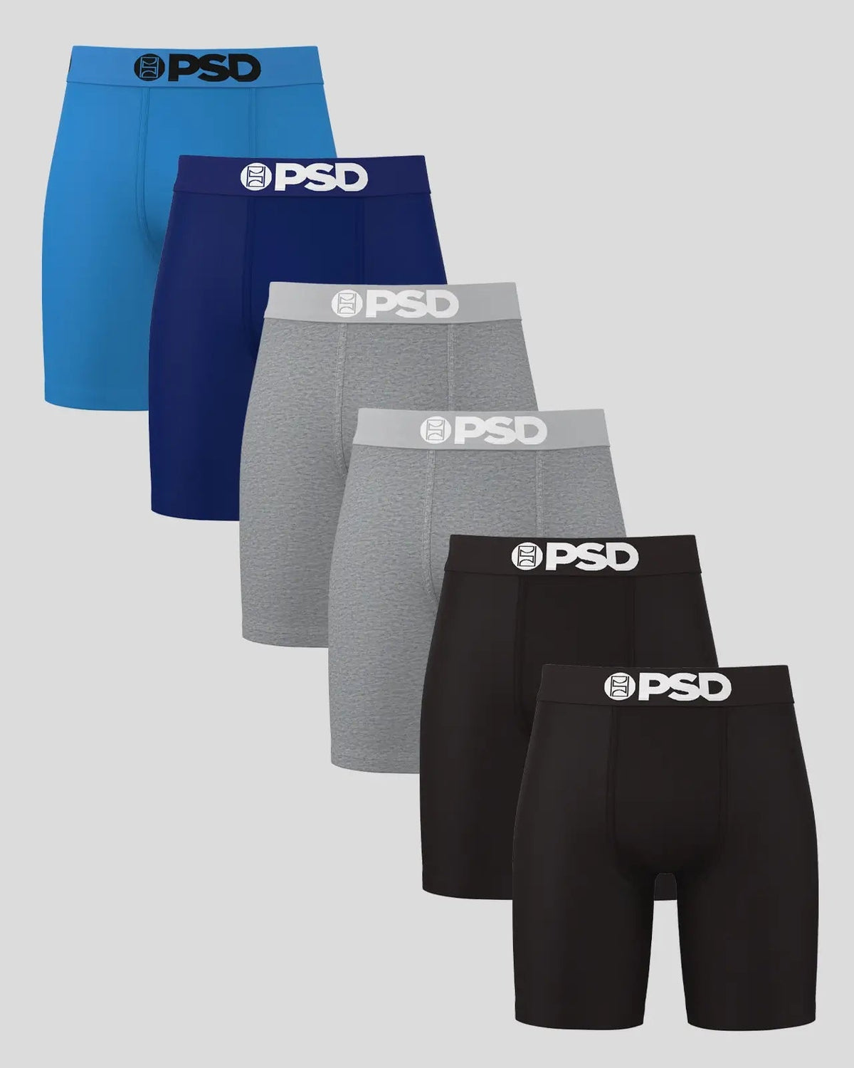 Solids 6 Pack - Core Navy - Standard Length - Cotton