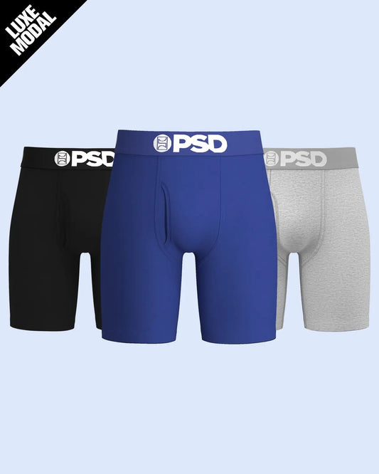 Luxe Modal 3 Pack - LA Blue - Standard Length - Luxe Modal