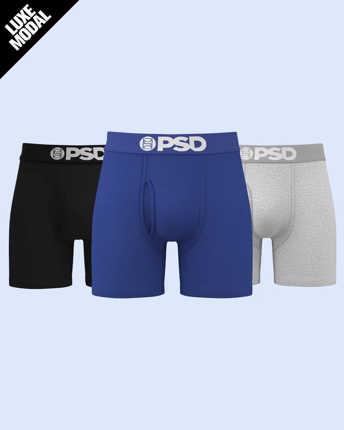 Luxe Modal 3 Pack - LA Blue - Mid Length - Luxe Modal