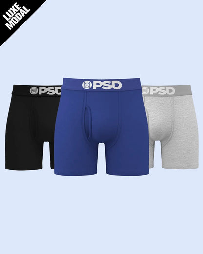 Luxe Modal 3 Pack - LA Blue - Mid Length - Luxe Modal