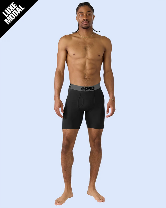 Luxe Modal - Black Grey - Standard Length - Luxe Modal