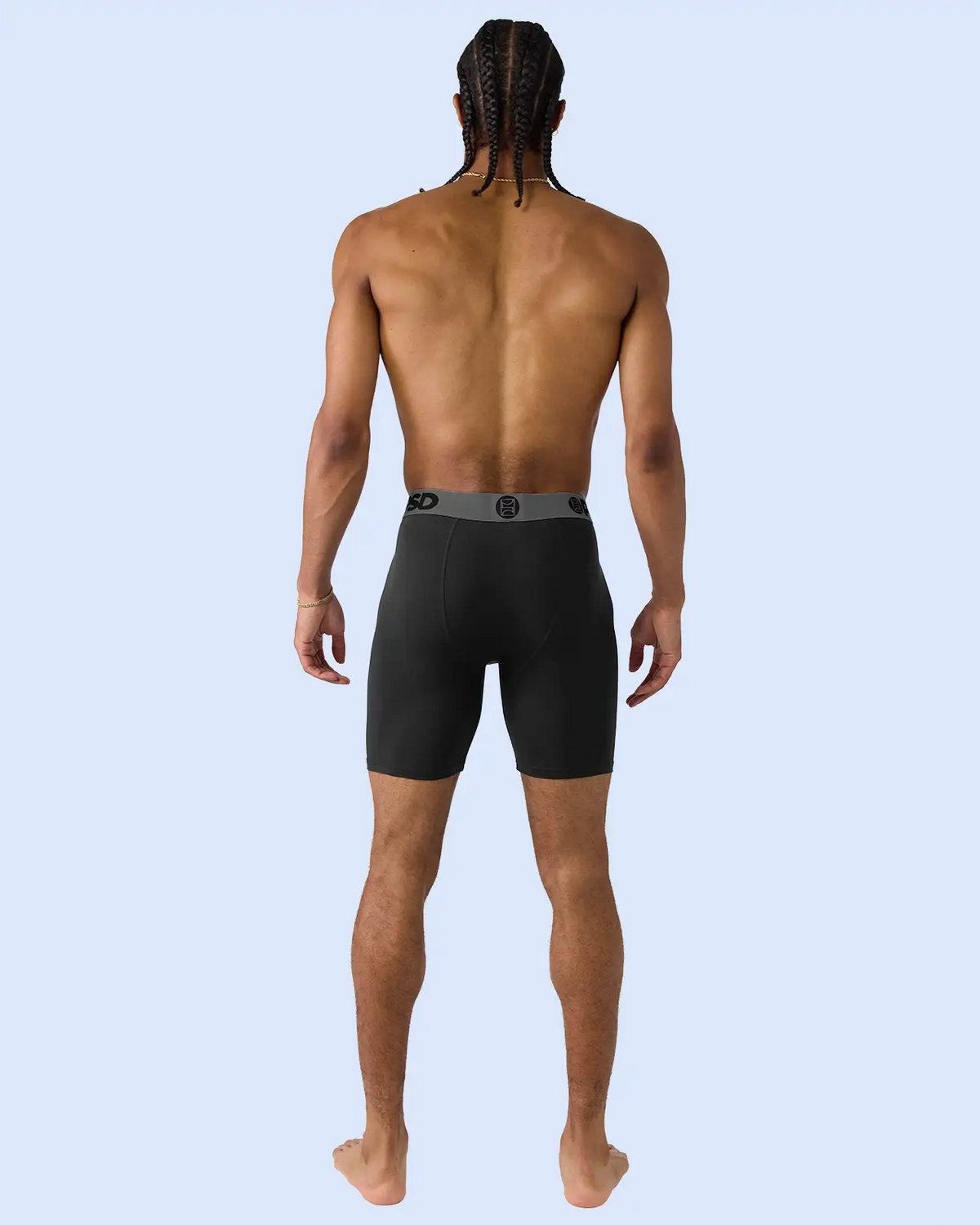 Luxe Modal - Black Grey - Standard Length - Luxe Modal