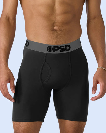 Luxe Modal - Black Grey - Standard Length - Luxe Modal