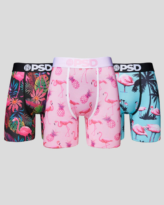 3 Pack - Flamingo Jungle - Standard Length