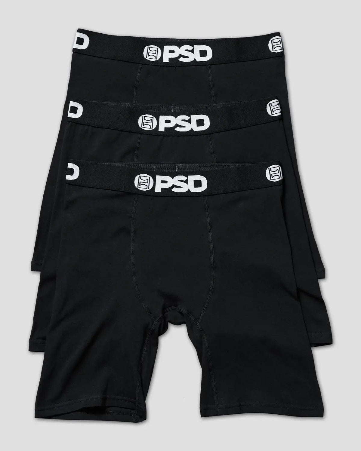 Solids 3 Pack - Black - Standard Length - Cotton