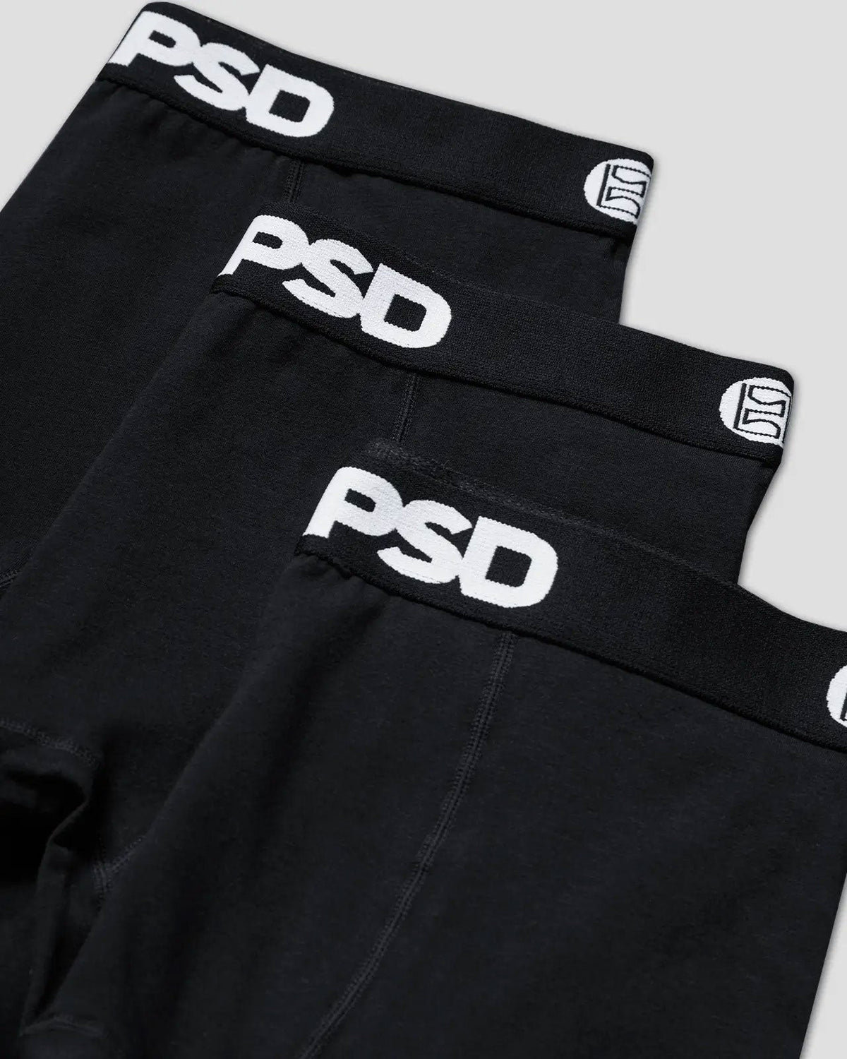 Solids 3 Pack - Black - Standard Length - Cotton