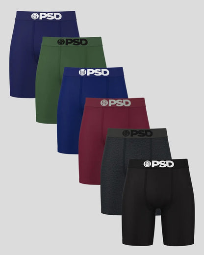 Solids 6 Pack - Dark Tones - Standard Length - Cotton