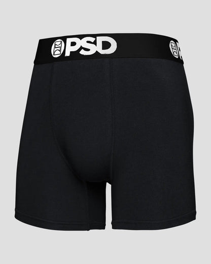 Solids 3 Pack - Black - Mid Length - Cotton
