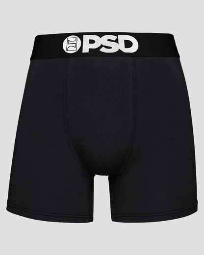 Solids 3 Pack - Black - Mid Length - Cotton