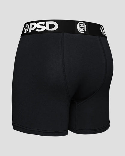 Solids 3 Pack - Black - Mid Length - Cotton