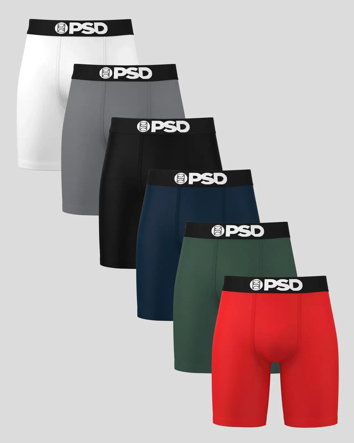 Solids 6 Pack - Primary - Standard Length - Cotton