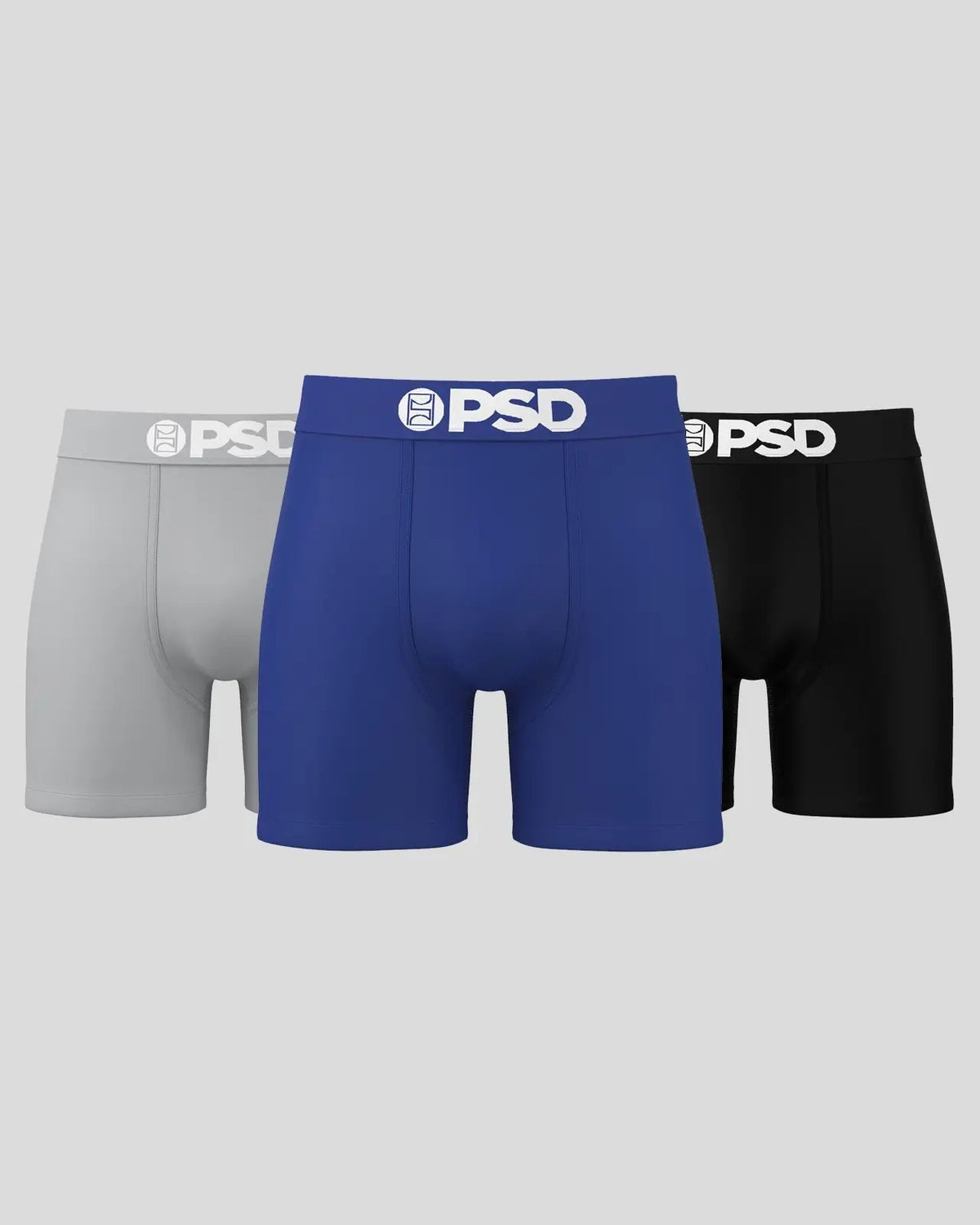 Solids 3 Pack - LA Blue - Mid Length - Cotton
