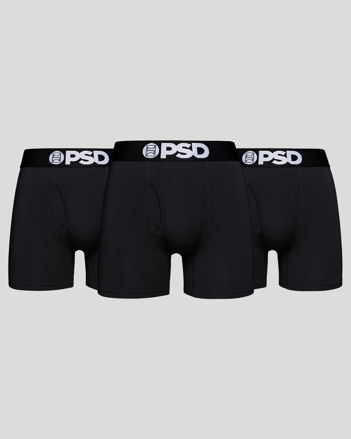 Modal 3 Pack - Black - Mid Length - Modal