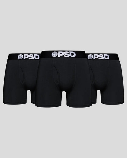 Modal 3 Pack - Black - Mid Length - Modal