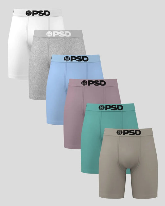 Solids 6 Pack - Essentials - Standard Length - Cotton