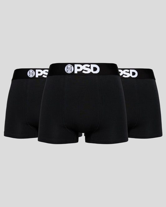 Solids 3 Pack - Black - Trunk - Cotton