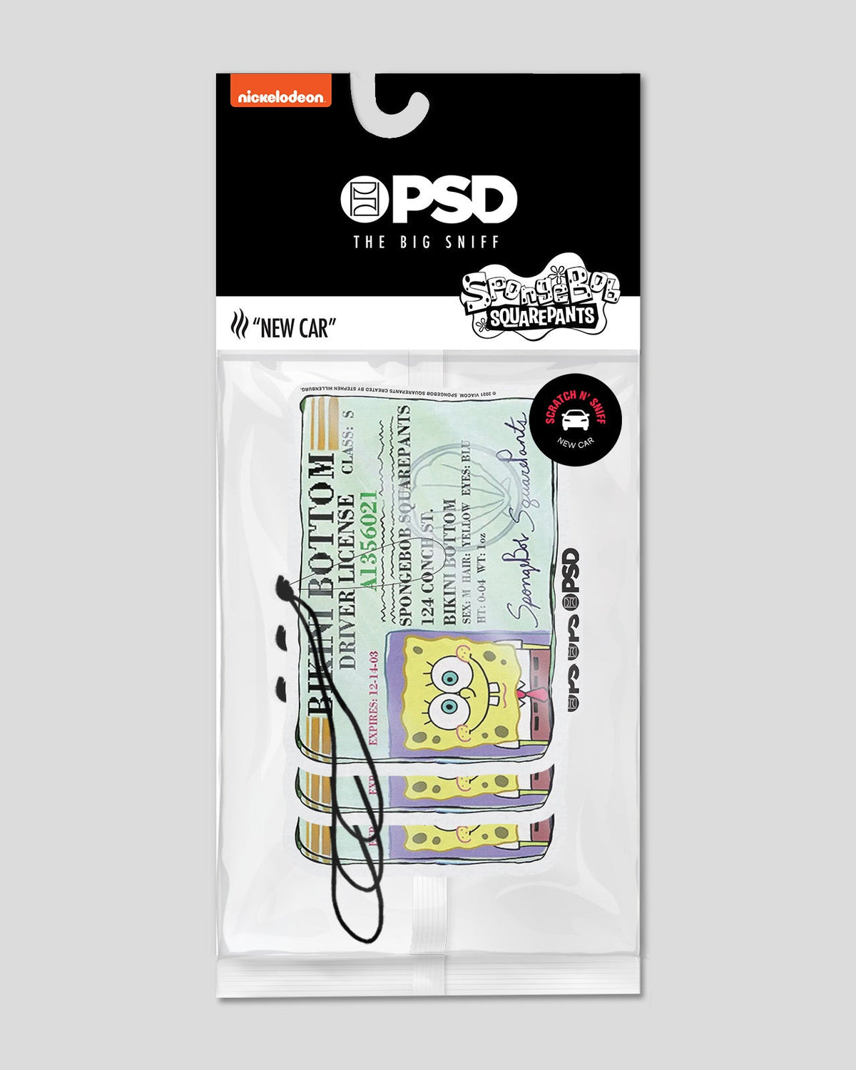 3 Pack - SpongeBob License - Air Freshener