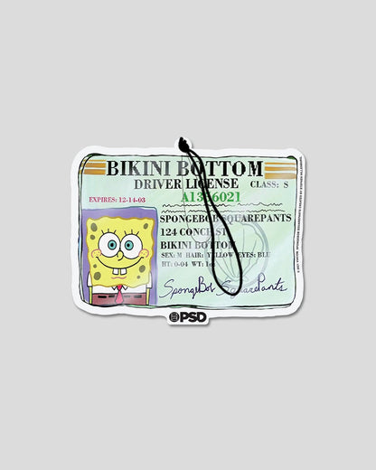 3 Pack - SpongeBob License - Air Freshener