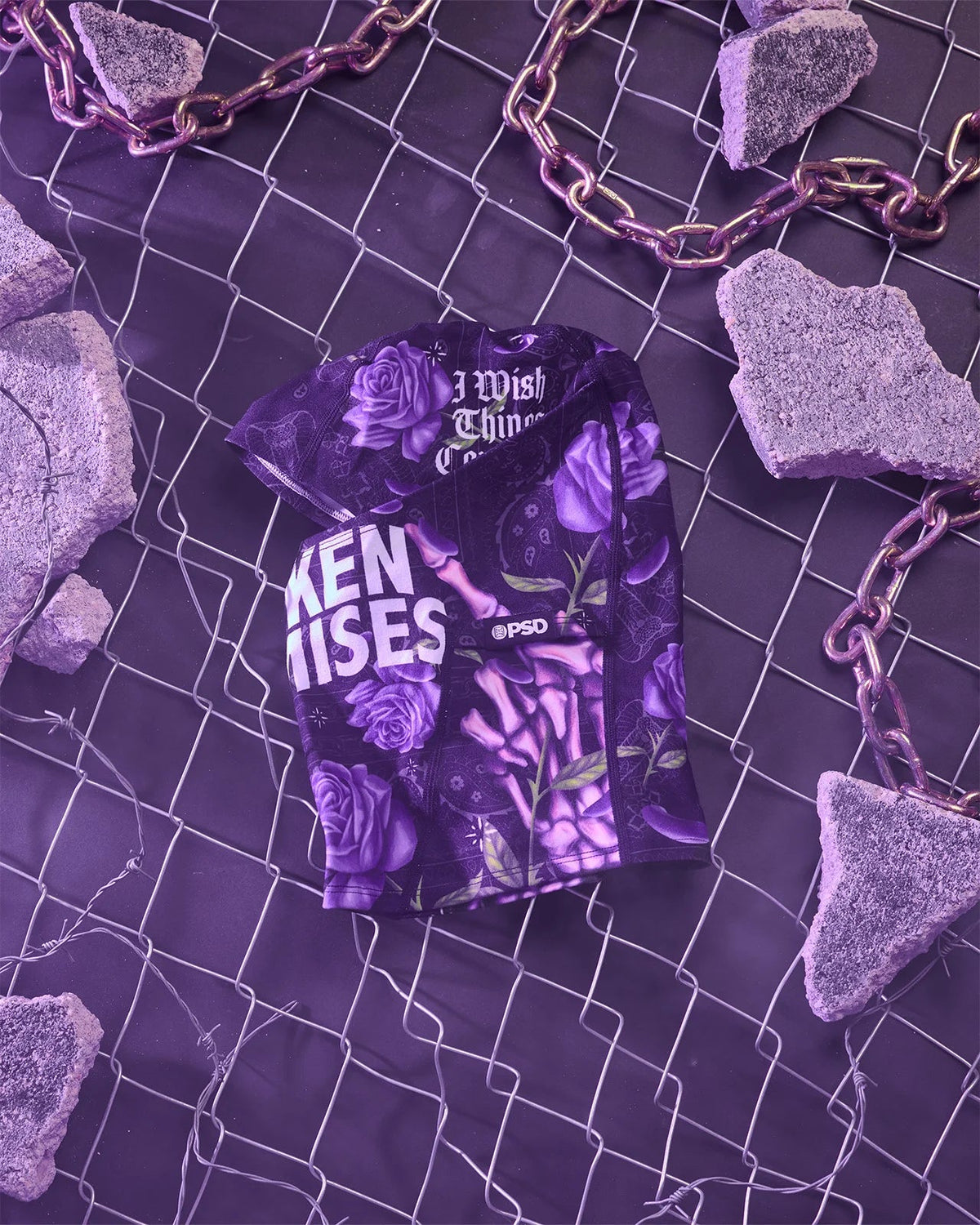 Broken Promises - Wish Purp - Hooded Mask