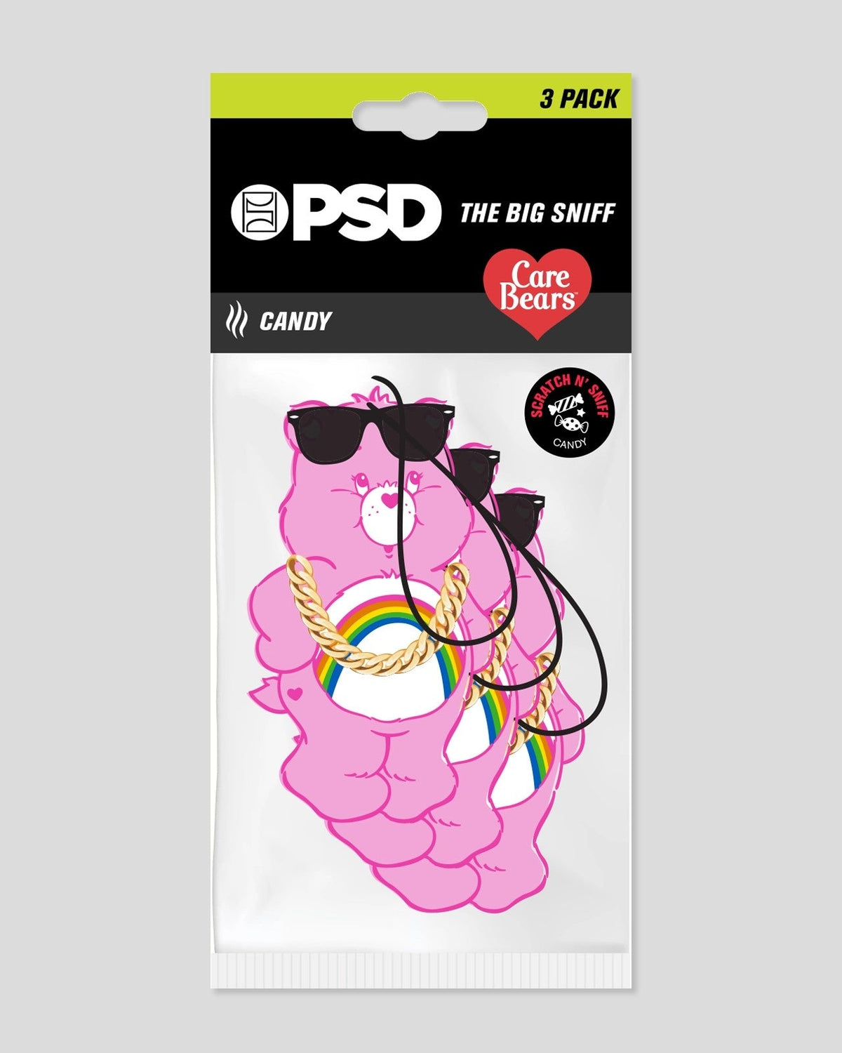 3 Pack - Cheer Bear - Air Freshener