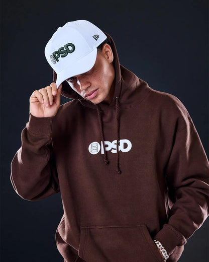New Era x PSD Logo Hat White/Green - ACCESSORIES