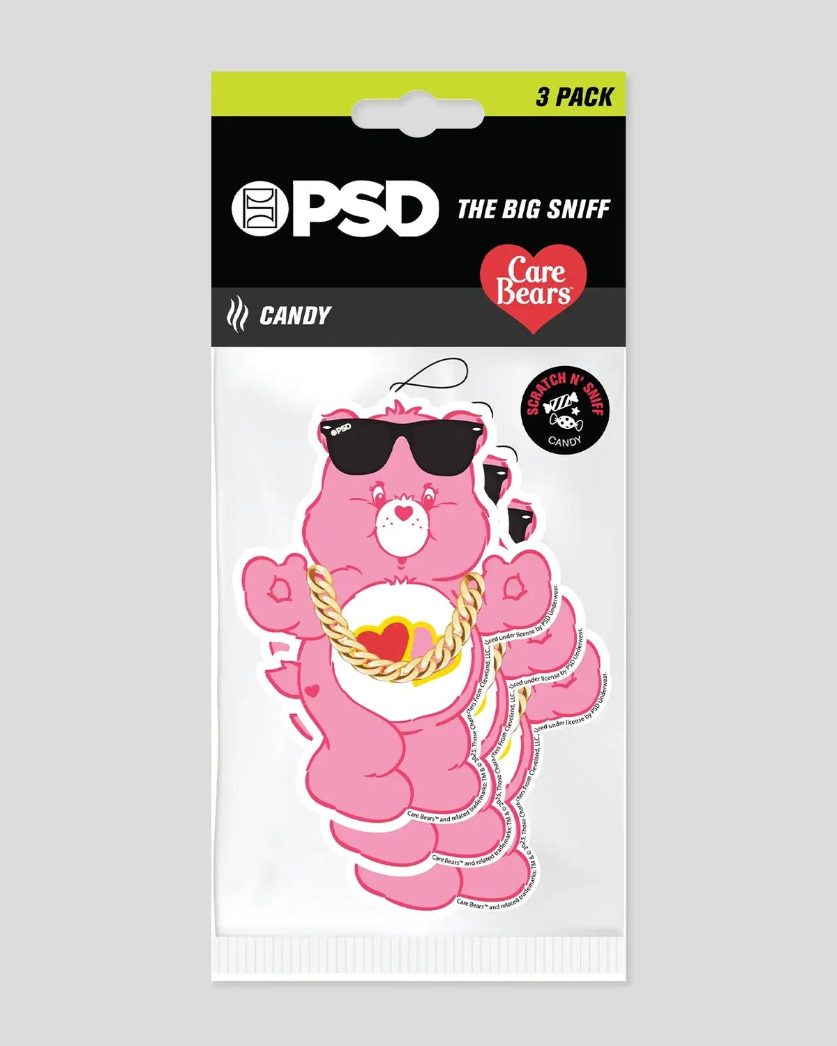 3 Pack - Love Bear - Air Freshener