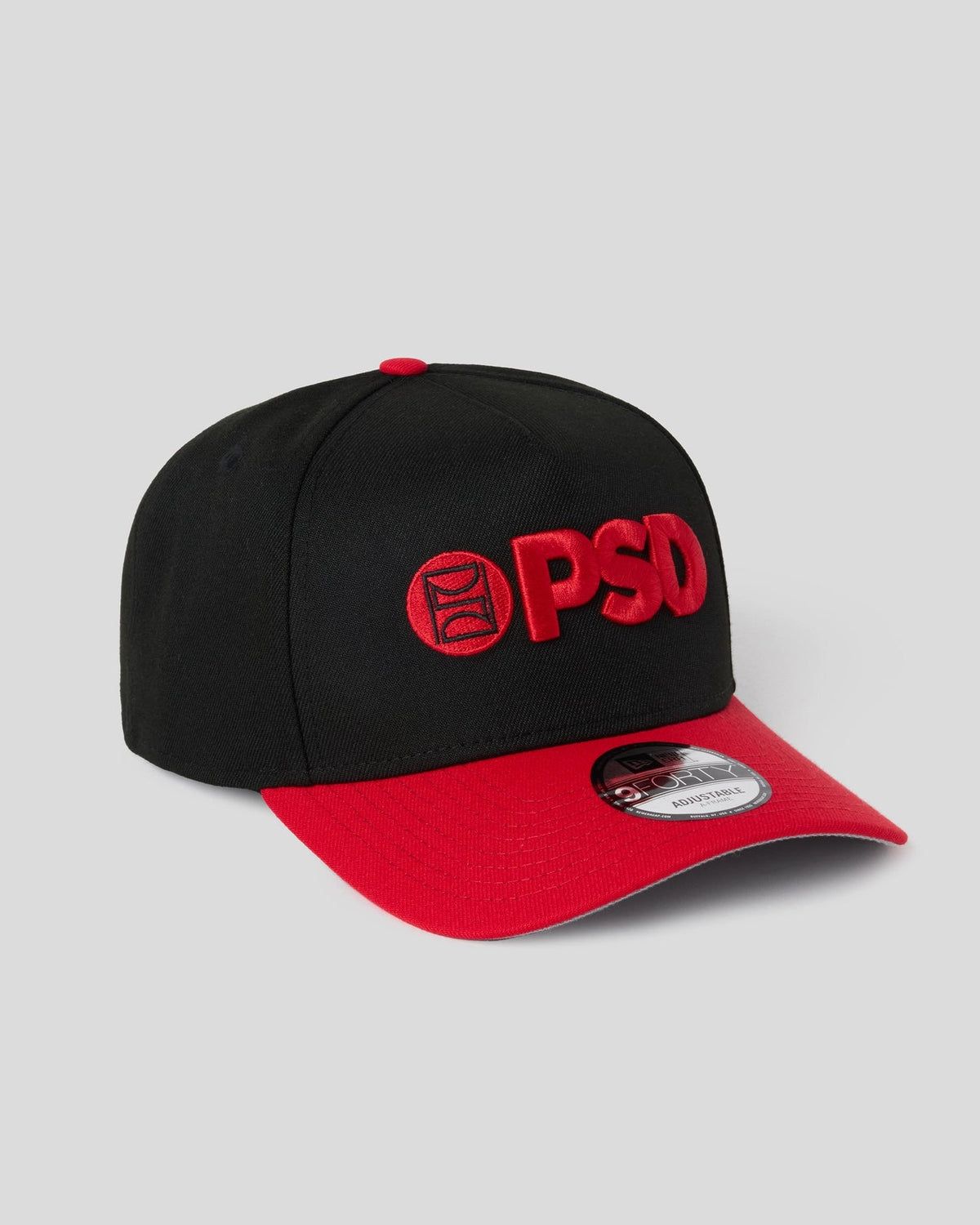 New Era x PSD Logo Hat Black/Red - ACCESSORIES
