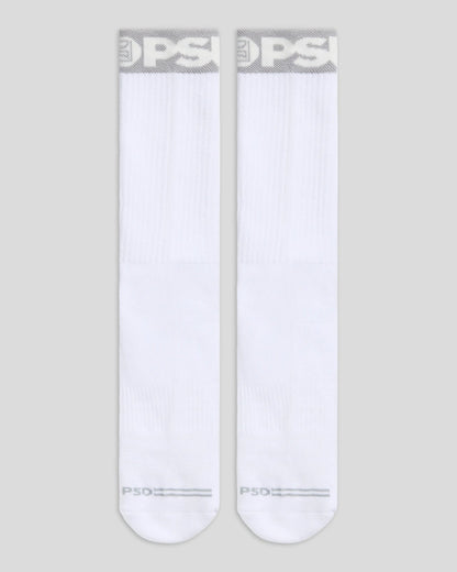 3 Pack - Band Crew - Grey/White/Black - Crew Sock