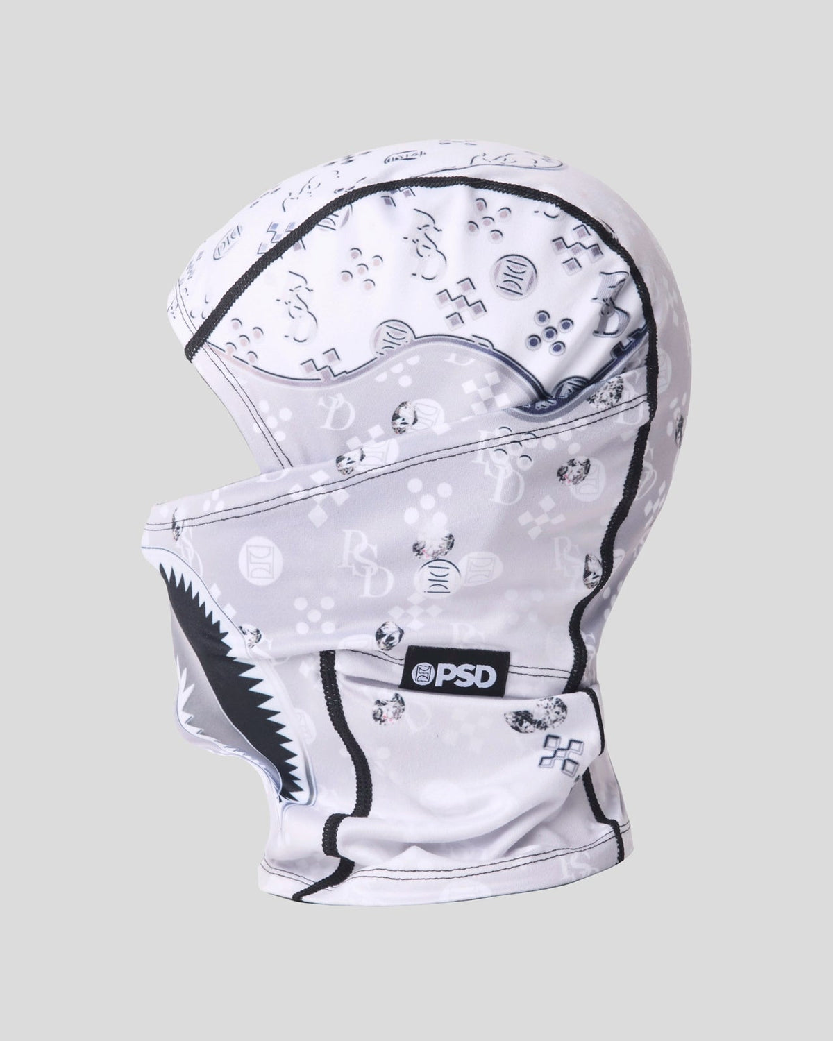 Warface White Diamond - Hooded Mask