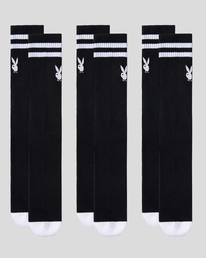 Playboy Crew Sock - 3 Pack - Crew Sock