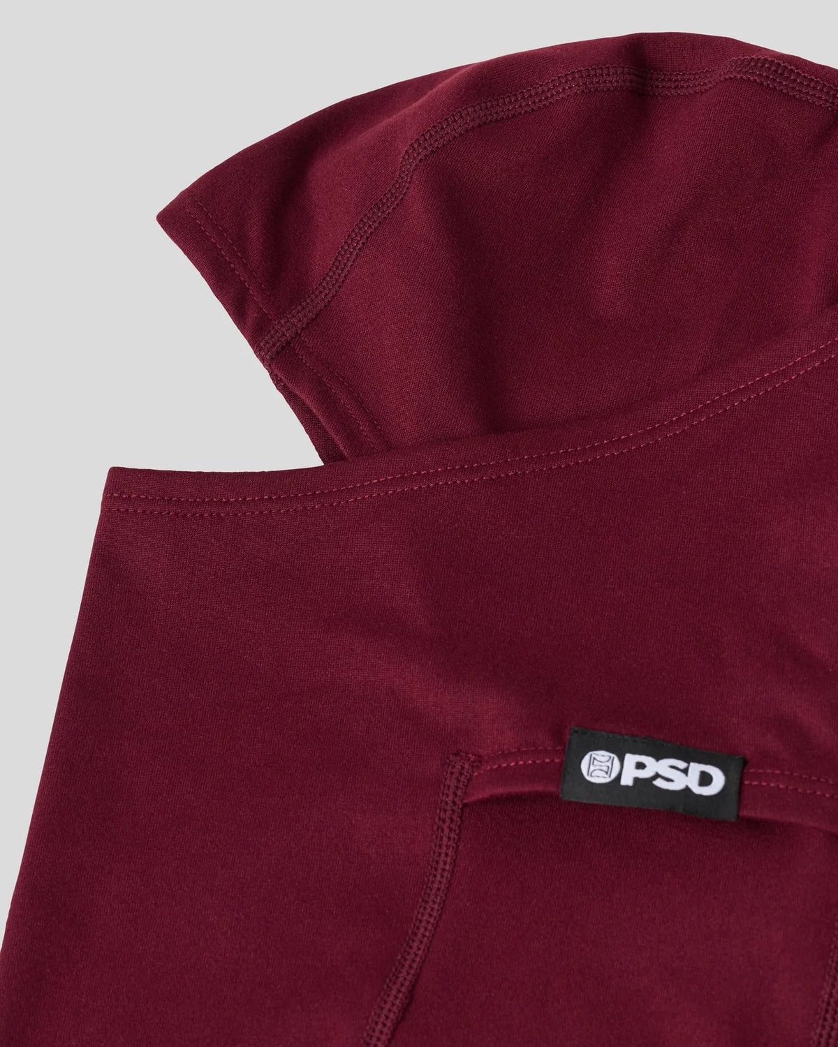 Dark Burgundy - Hooded Mask