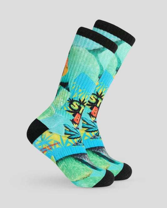 Trop Stoney Buds - Crew Sock