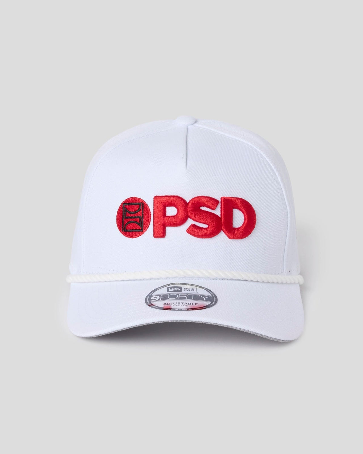 New Era x PSD Logo Hat White/Red - ACCESSORIES