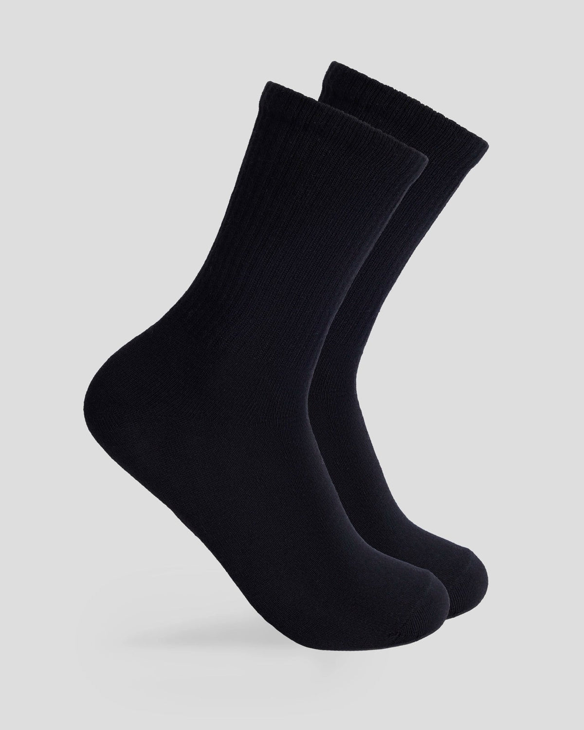 Womens Crew - Black - Crew Sock