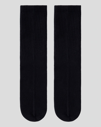 Womens Crew - Black - Crew Sock