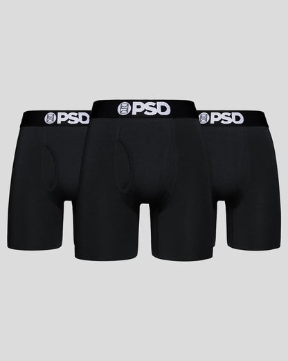 Modal 3 Pack - Black - Standard Length - Modal