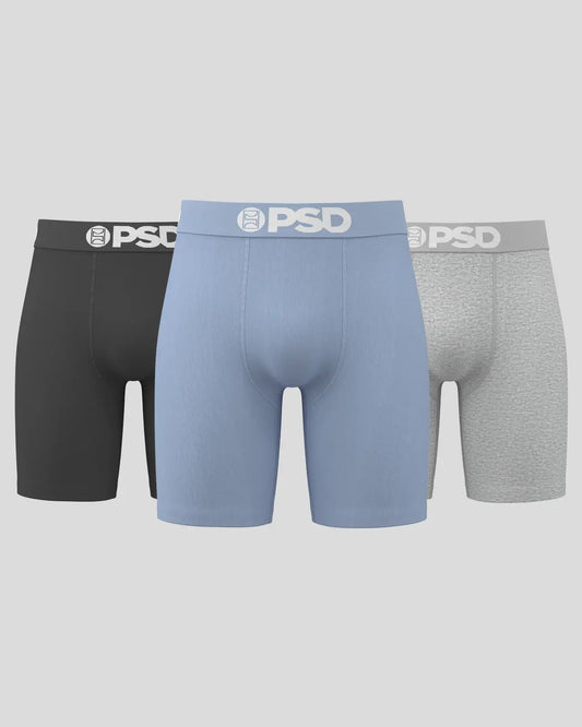 Solids 3 Pack - Core Light Blue - Standard Length - Cotton